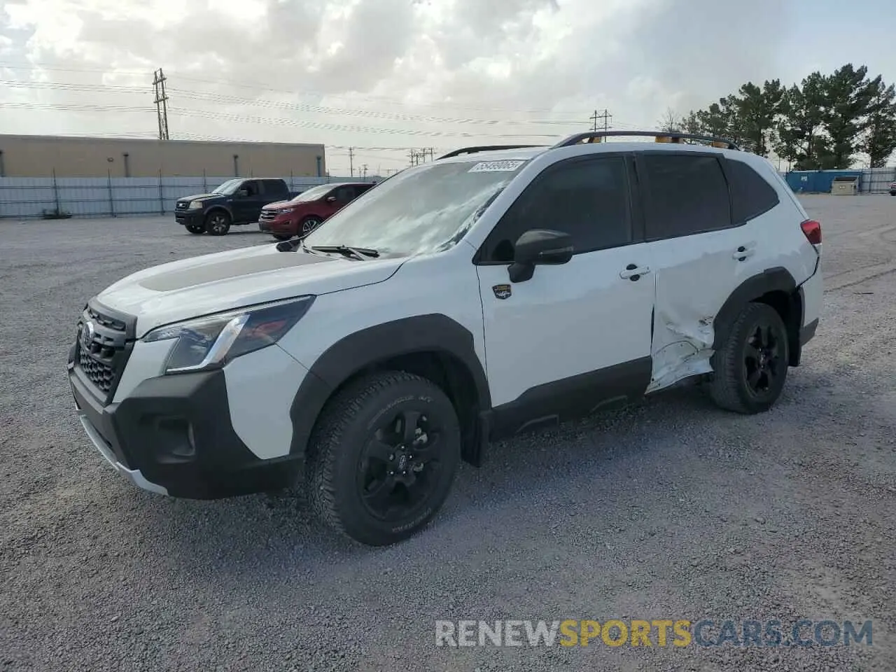 1 Photograph of a damaged car JF2SKAMC9PH417935 SUBARU FORESTER 2023
