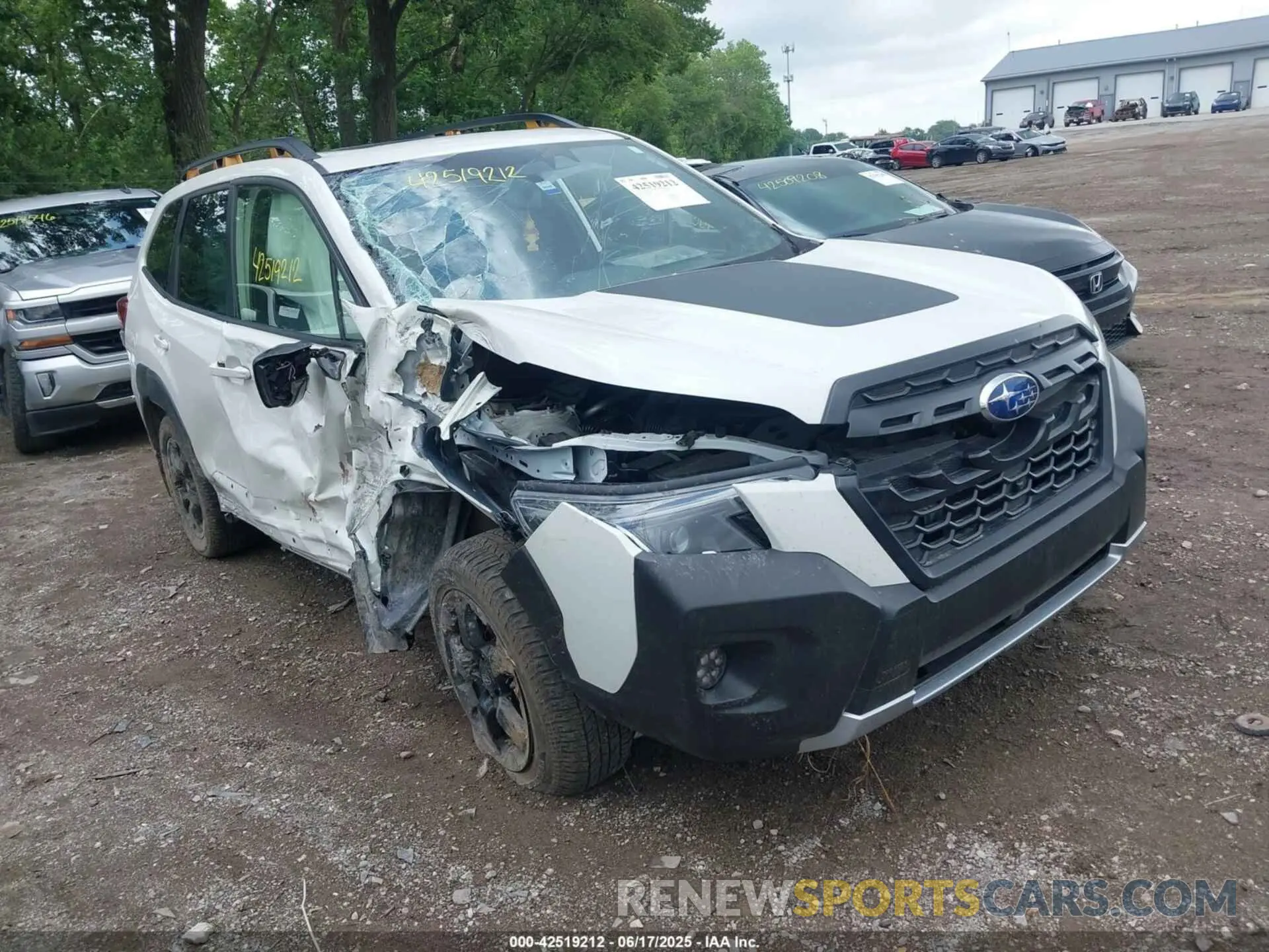 1 Photograph of a damaged car JF2SKAMCXPH531300 SUBARU FORESTER 2023