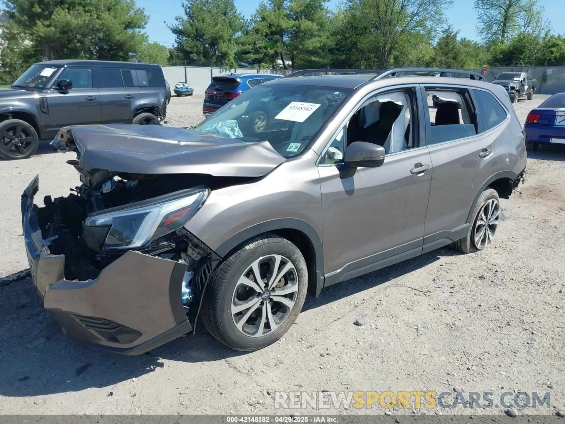 2 Photograph of a damaged car JF2SKANC0PH548072 SUBARU FORESTER 2023