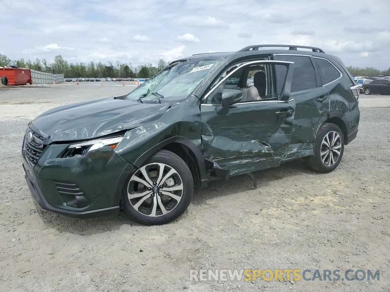 1 Photograph of a damaged car JF2SKANC6PH483258 SUBARU FORESTER 2023