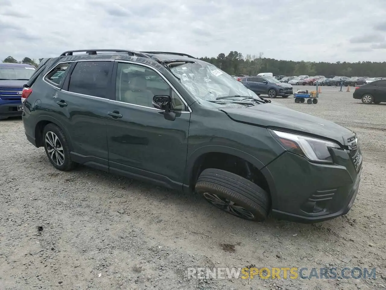 4 Photograph of a damaged car JF2SKANC6PH483258 SUBARU FORESTER 2023