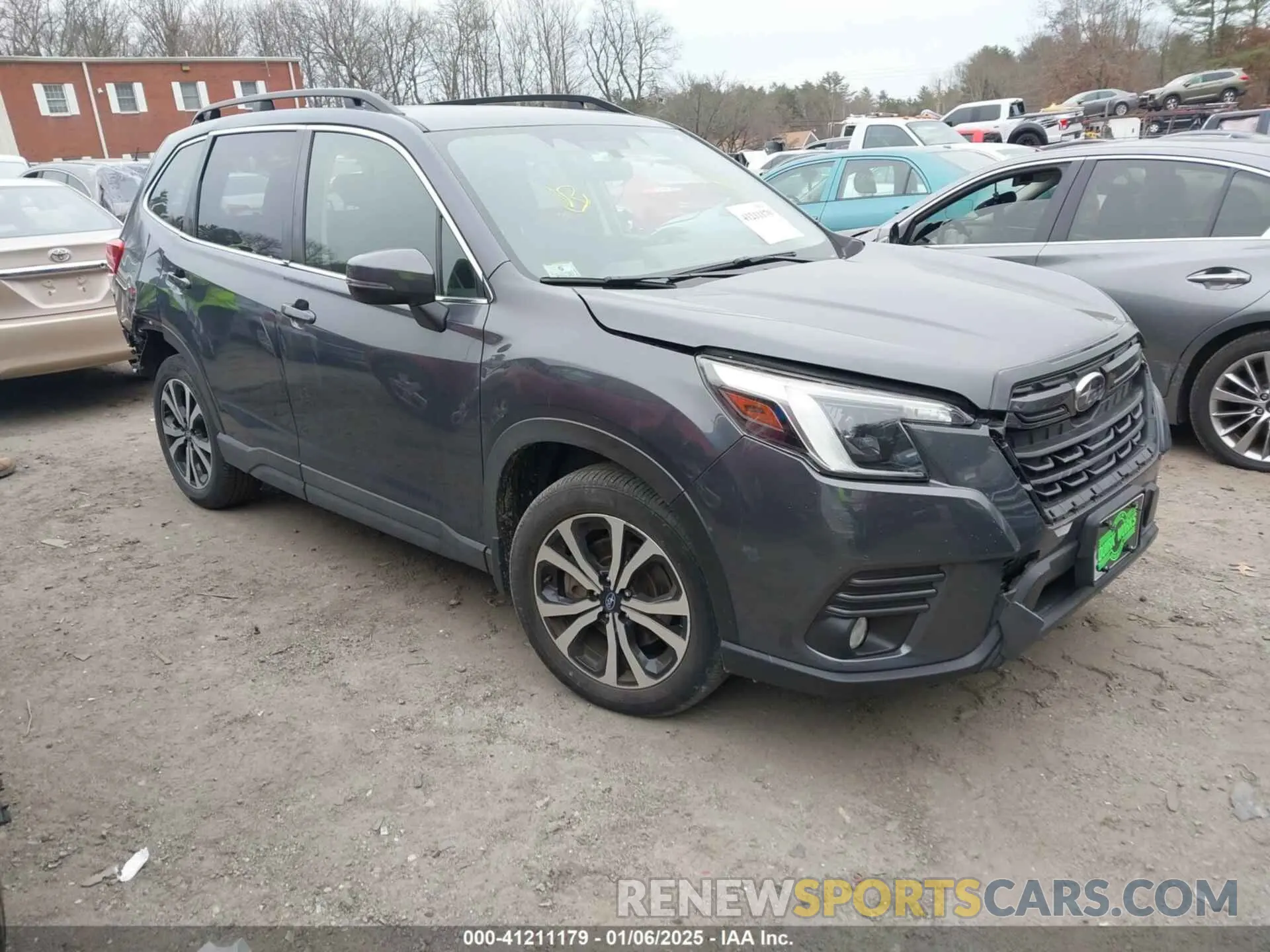 1 Photograph of a damaged car JF2SKANC7PH477842 SUBARU FORESTER 2023