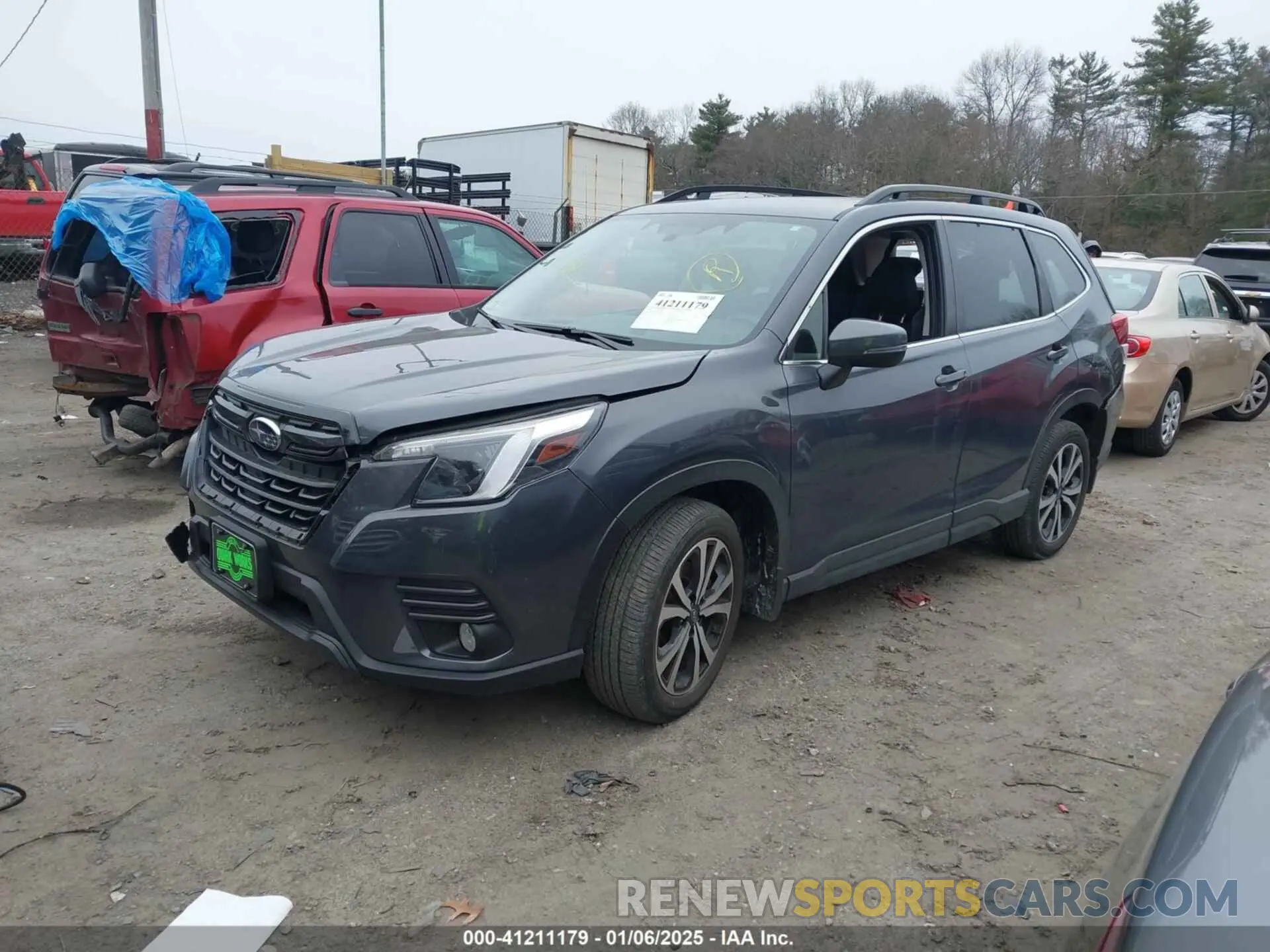 2 Photograph of a damaged car JF2SKANC7PH477842 SUBARU FORESTER 2023