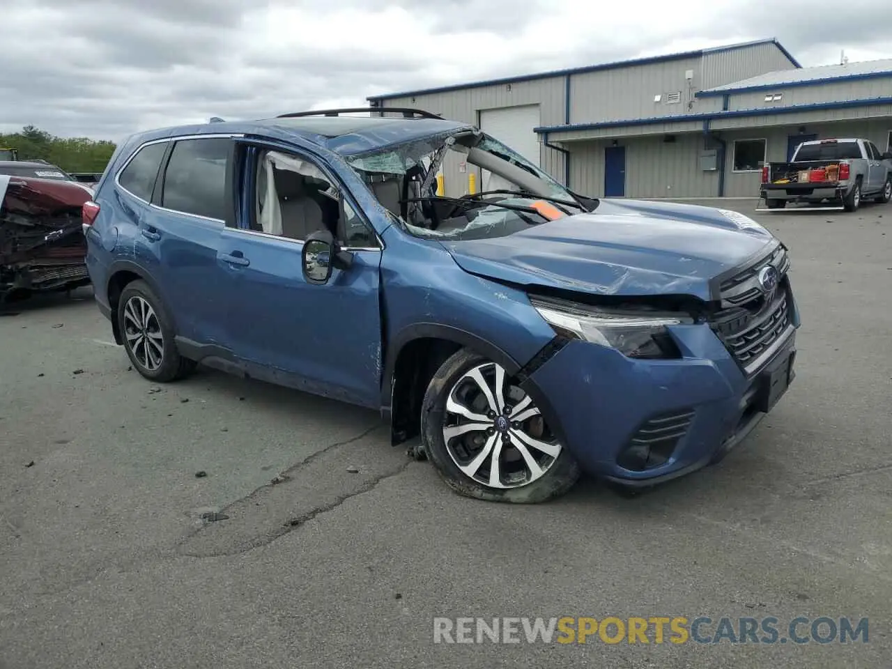 4 Photograph of a damaged car JF2SKAPC0PH548604 SUBARU FORESTER 2023