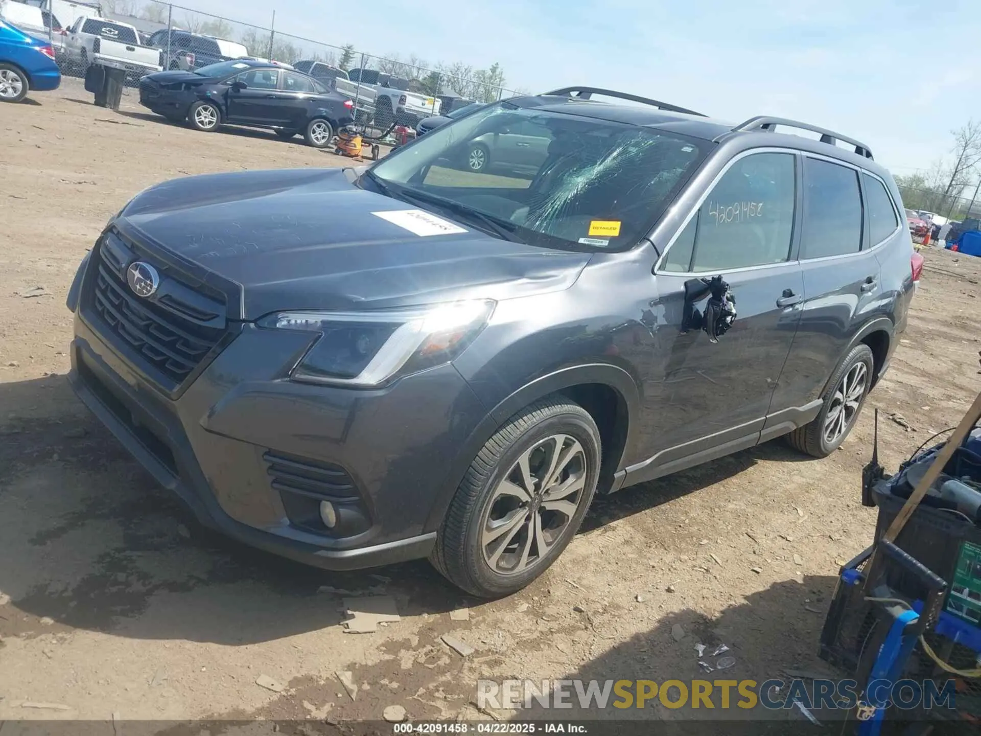 2 Photograph of a damaged car JF2SKAPC2PH505950 SUBARU FORESTER 2023