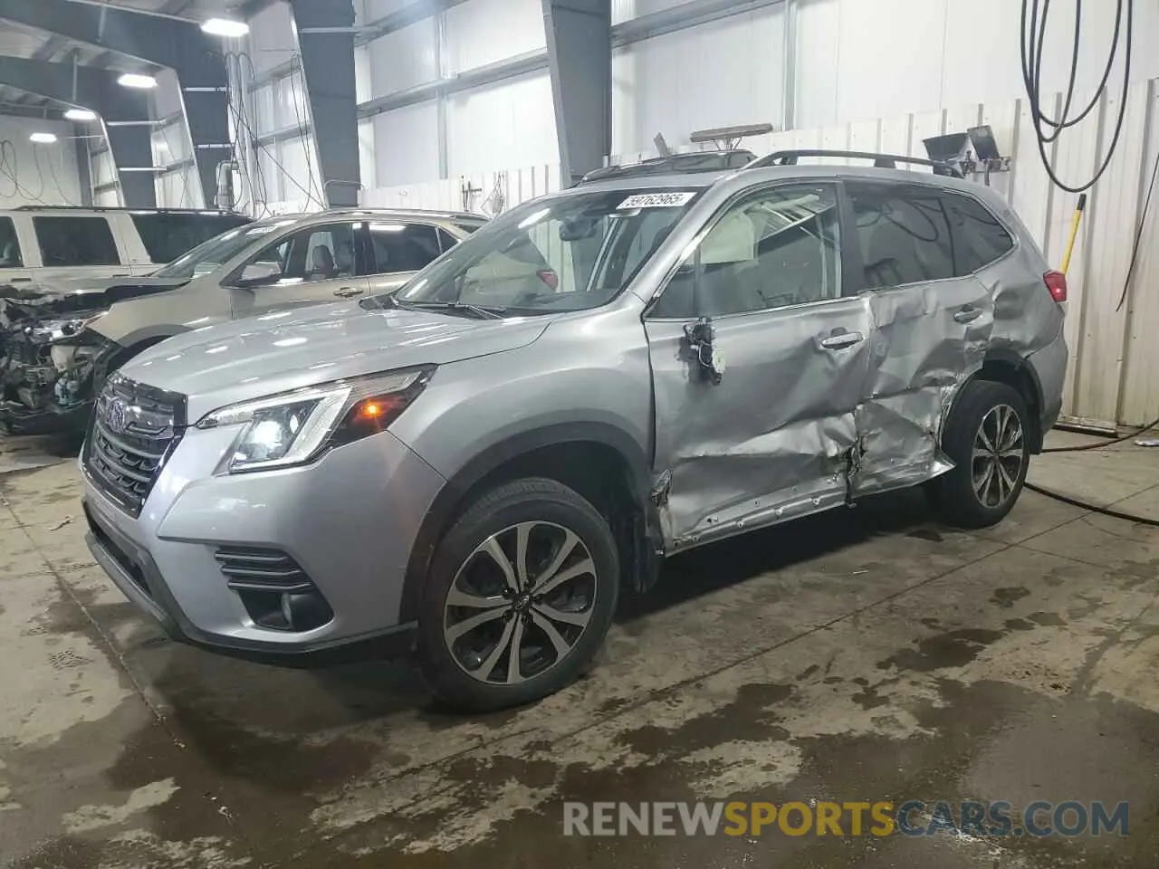 1 Photograph of a damaged car JF2SKAPC3PH404609 SUBARU FORESTER 2023