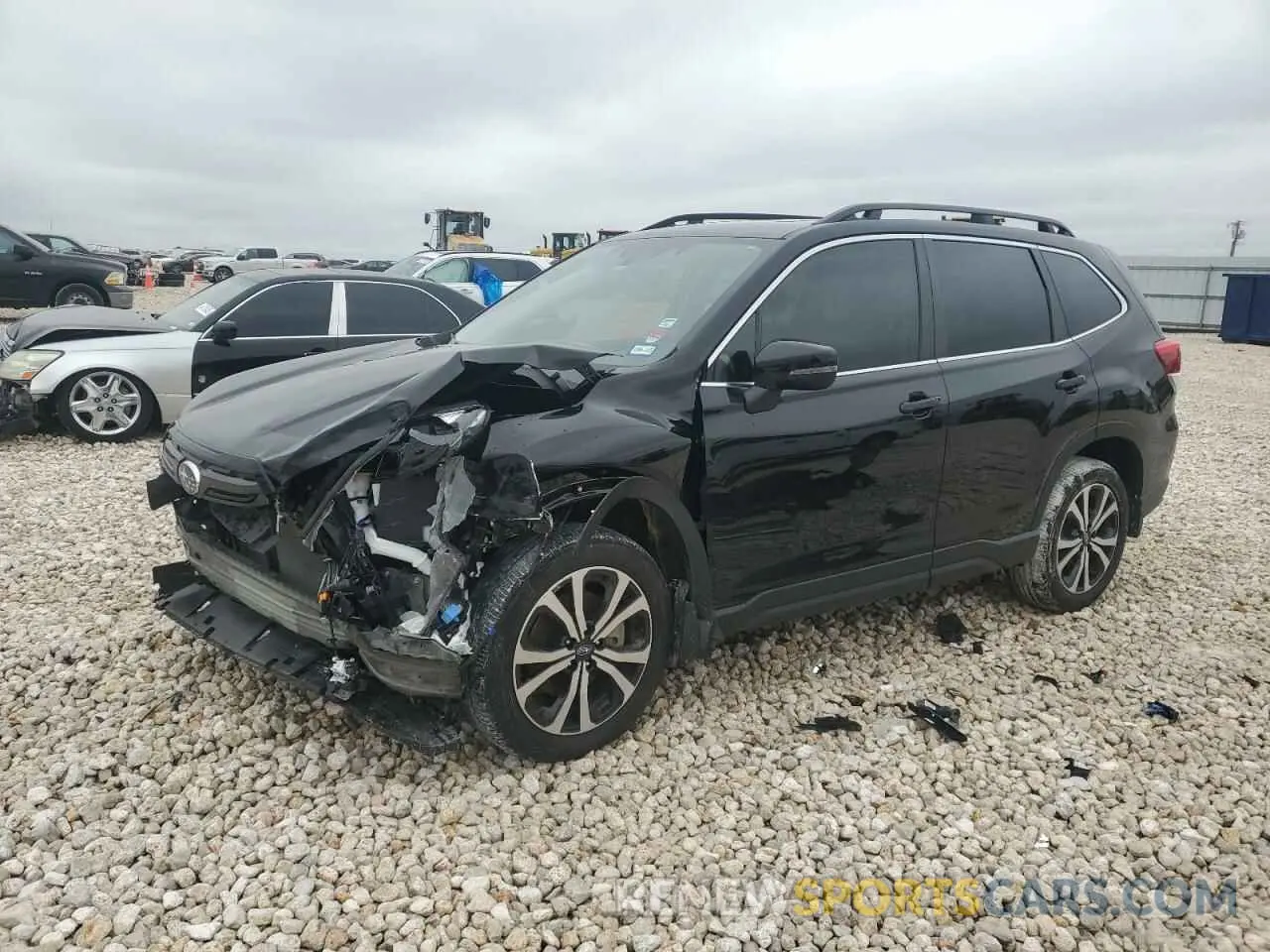 1 Photograph of a damaged car JF2SKAPC5PH498458 SUBARU FORESTER 2023