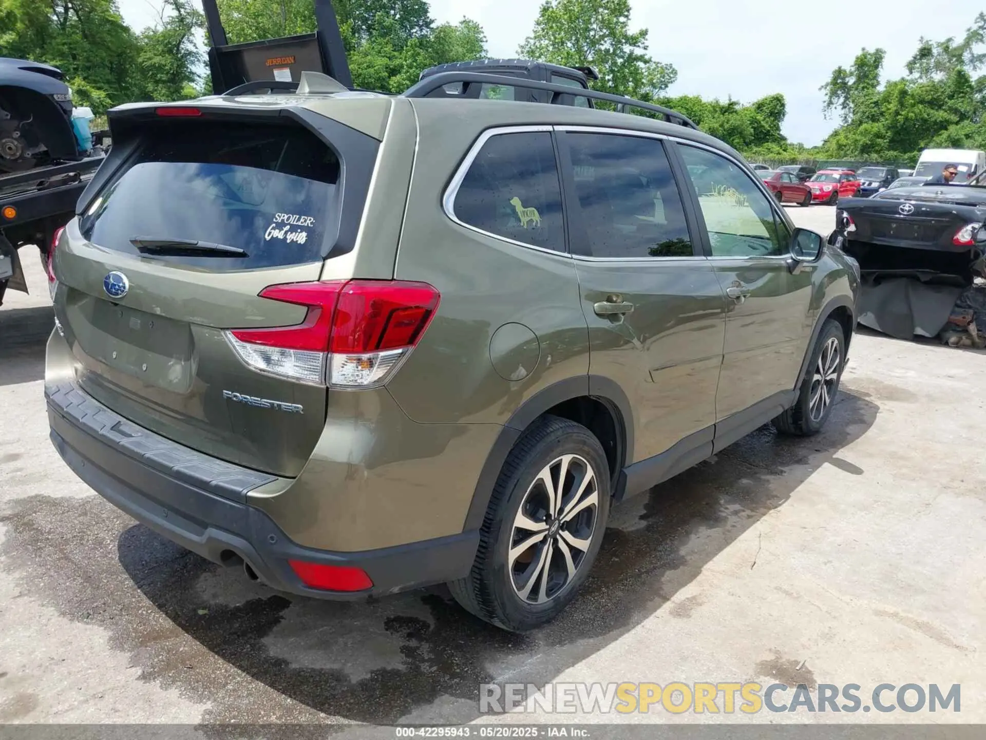 4 Photograph of a damaged car JF2SKAPC5PH546797 SUBARU FORESTER 2023