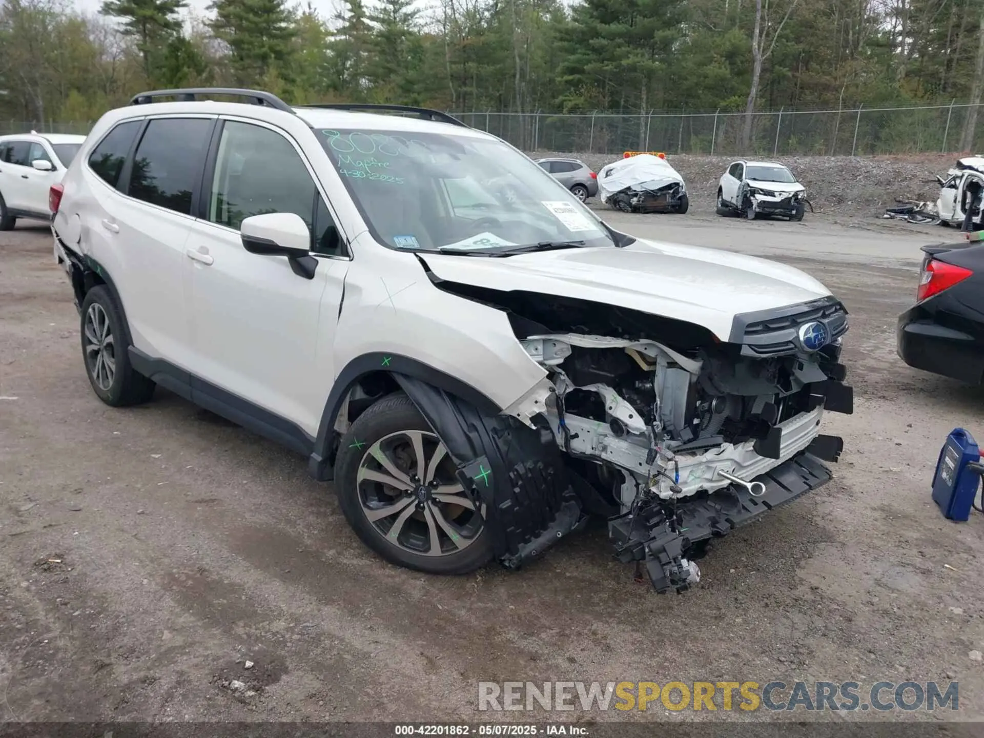 1 Photograph of a damaged car JF2SKAPC6PH402904 SUBARU FORESTER 2023