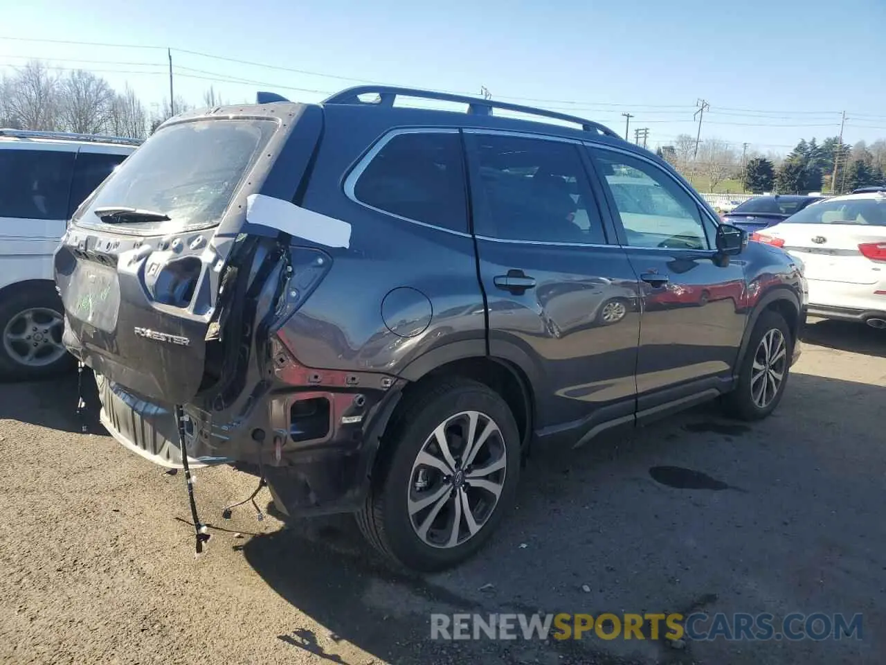 3 Photograph of a damaged car JF2SKAPC6PH498047 SUBARU FORESTER 2023