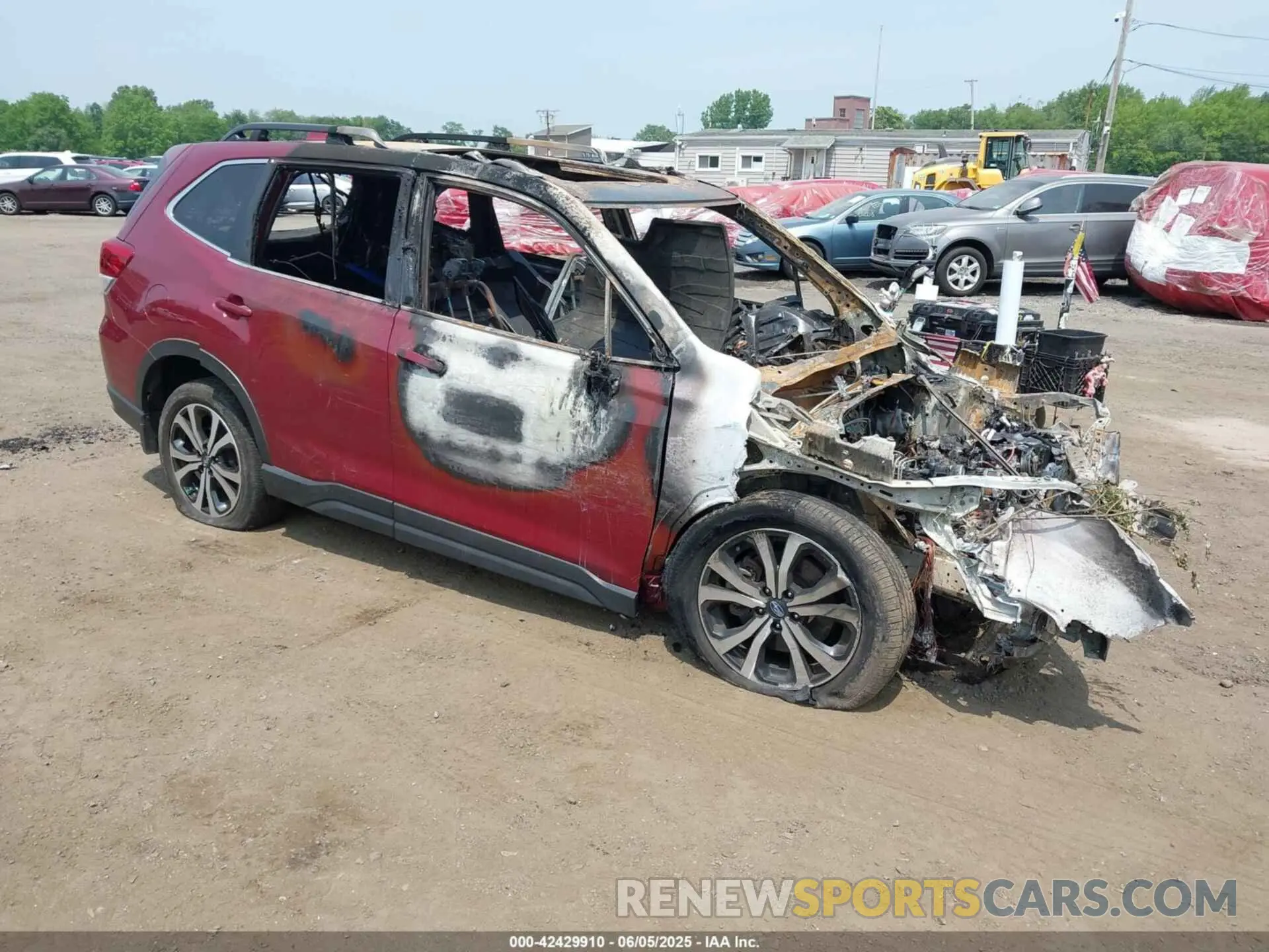 1 Photograph of a damaged car JF2SKAPC7PH401048 SUBARU FORESTER 2023