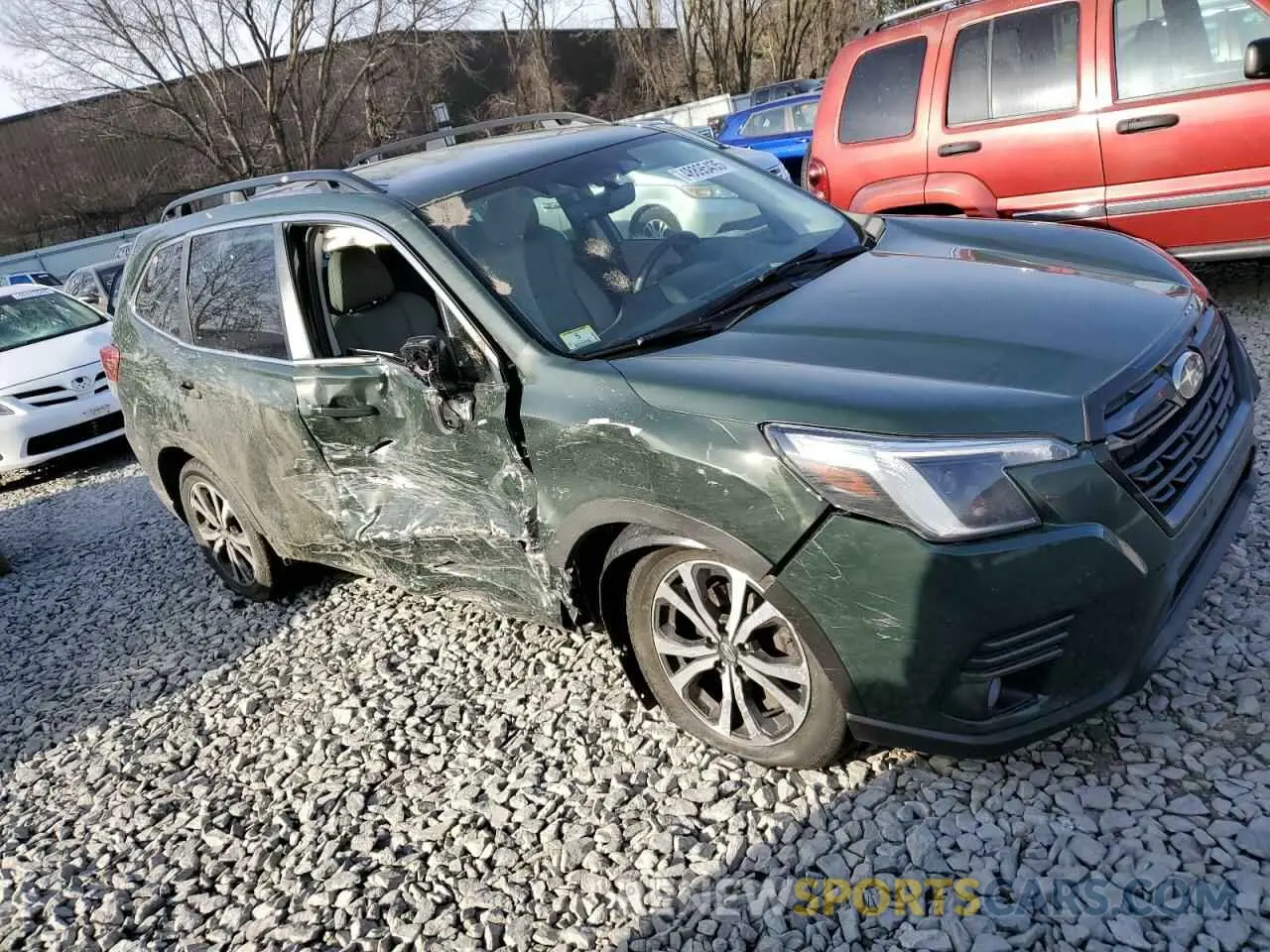 4 Photograph of a damaged car JF2SKAPC7PH455028 SUBARU FORESTER 2023