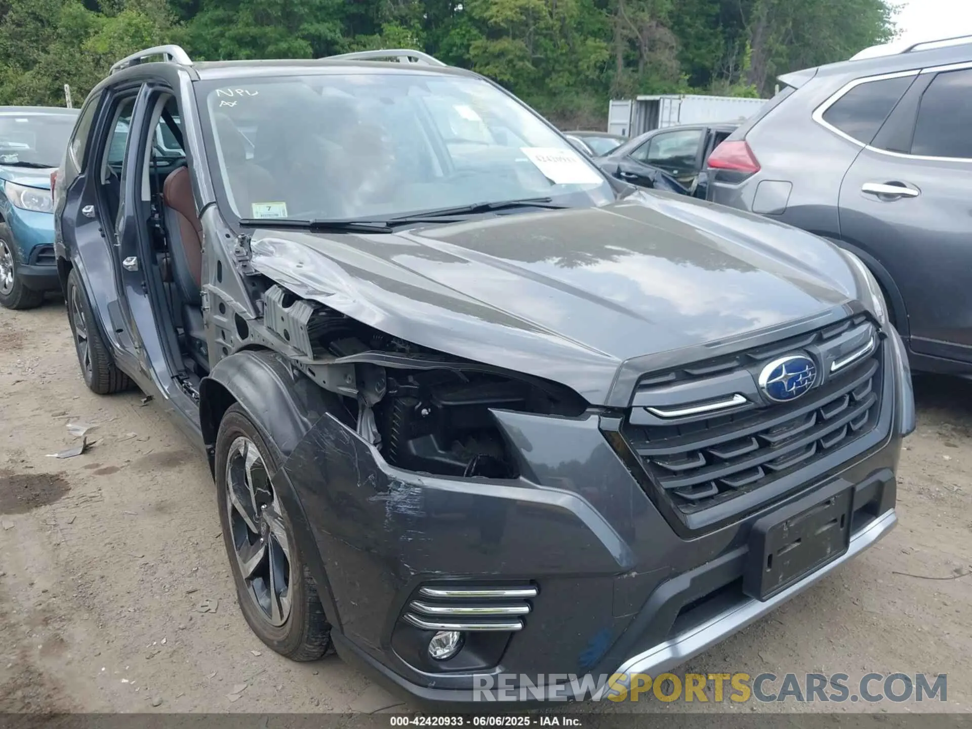 1 Photograph of a damaged car JF2SKARC0PH498607 SUBARU FORESTER 2023