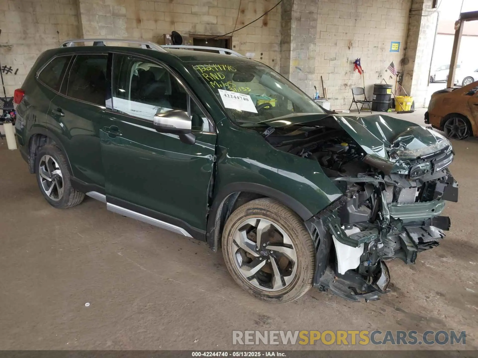 1 Photograph of a damaged car JF2SKARC3PH461907 SUBARU FORESTER 2023
