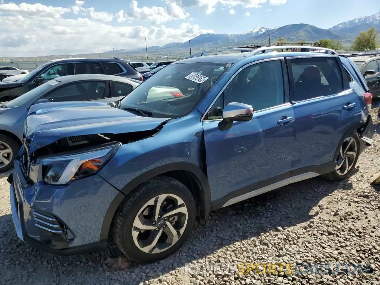 1 Photograph of a damaged car JF2SKARC3PH501676 SUBARU FORESTER 2023