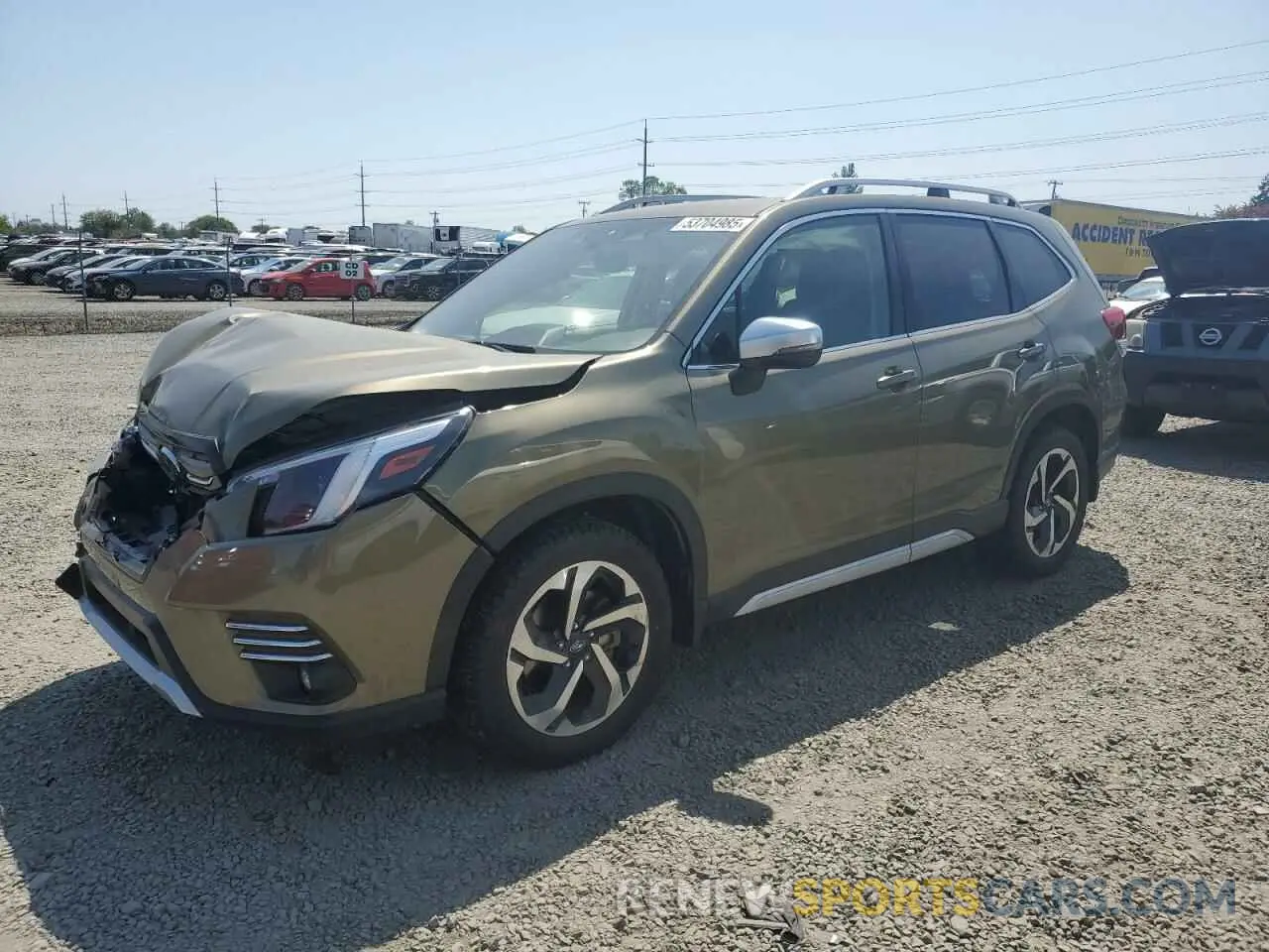 1 Photograph of a damaged car JF2SKARC4PH404230 SUBARU FORESTER 2023