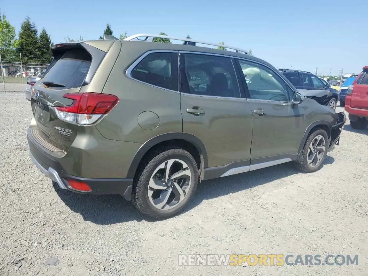 3 Photograph of a damaged car JF2SKARC4PH404230 SUBARU FORESTER 2023