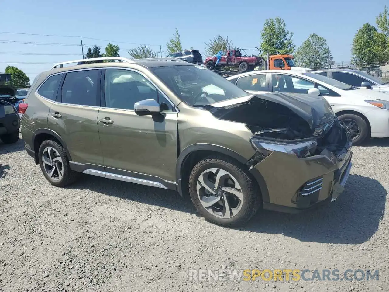 4 Photograph of a damaged car JF2SKARC4PH404230 SUBARU FORESTER 2023