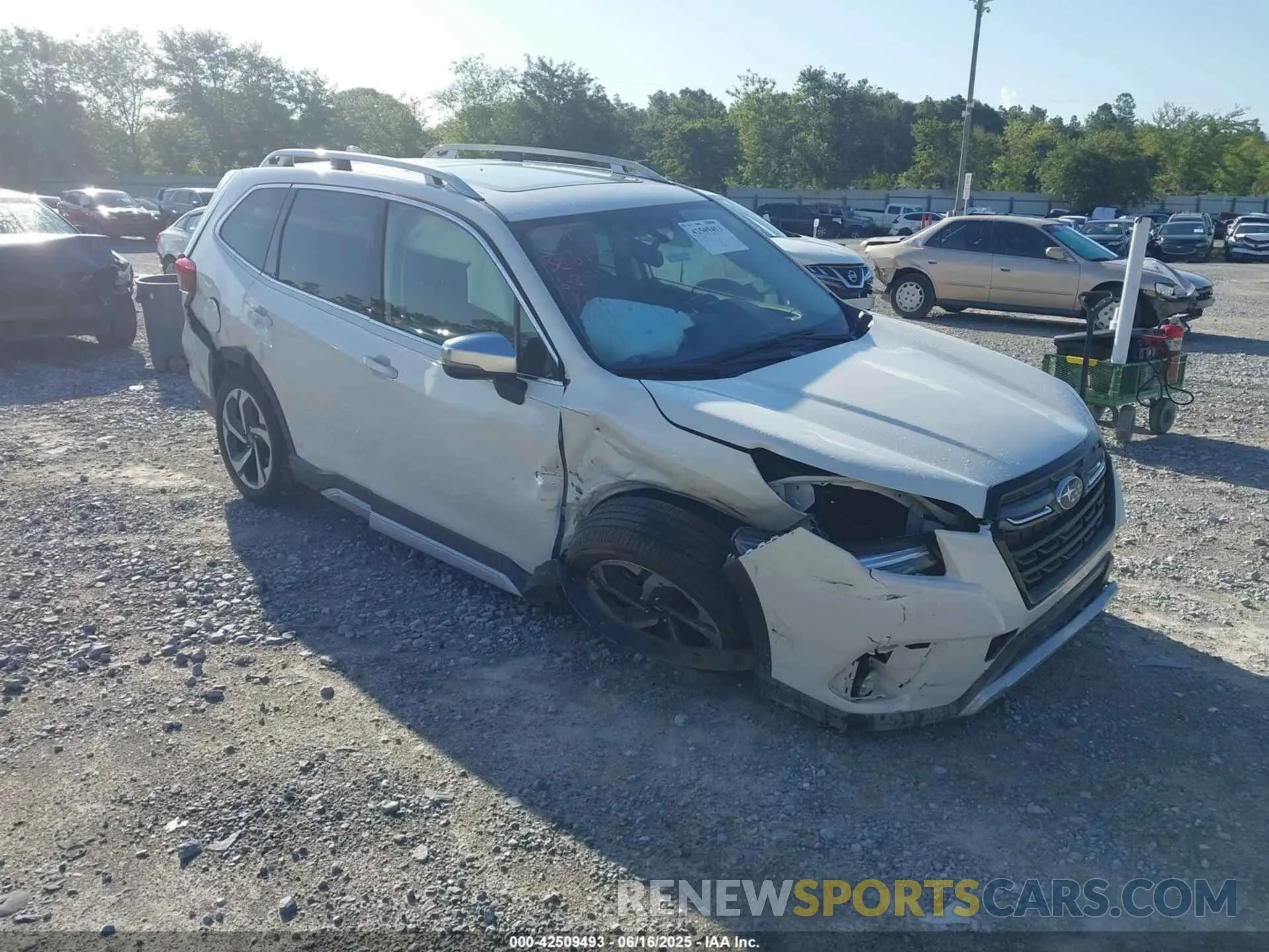1 Photograph of a damaged car JF2SKARC5PH500285 SUBARU FORESTER 2023