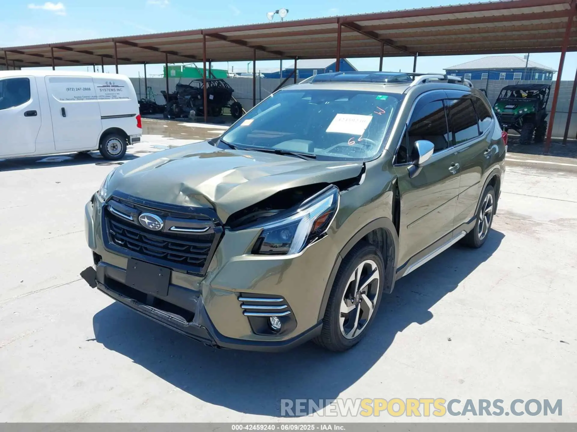 2 Photograph of a damaged car JF2SKARC6PH449024 SUBARU FORESTER 2023