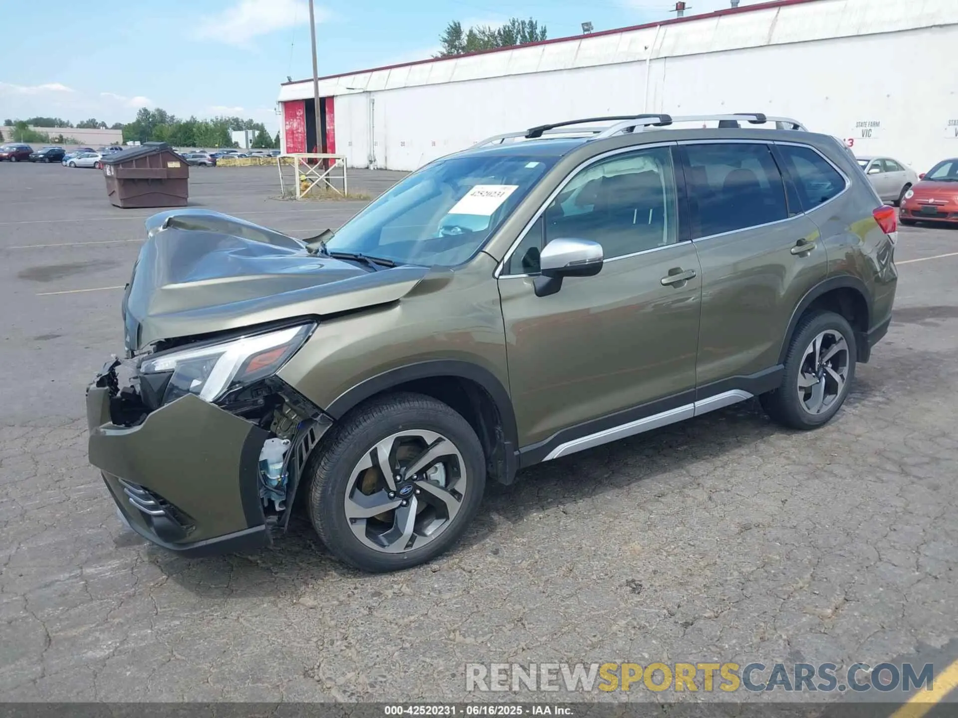 2 Photograph of a damaged car JF2SKARC6PH450674 SUBARU FORESTER 2023