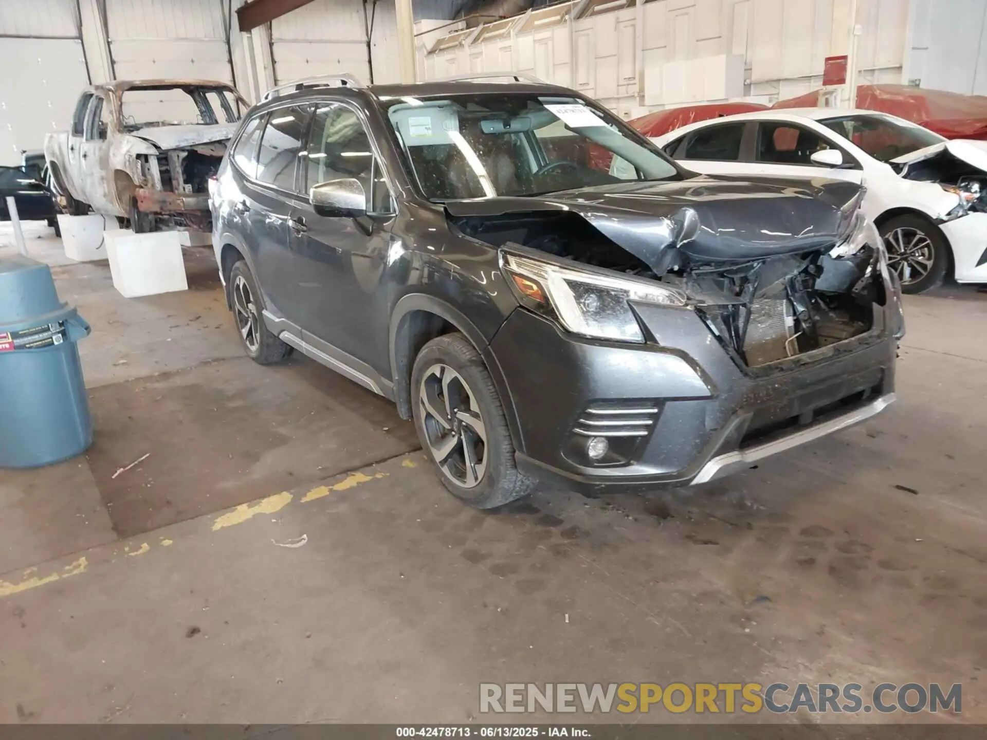 1 Photograph of a damaged car JF2SKARC6PH550094 SUBARU FORESTER 2023
