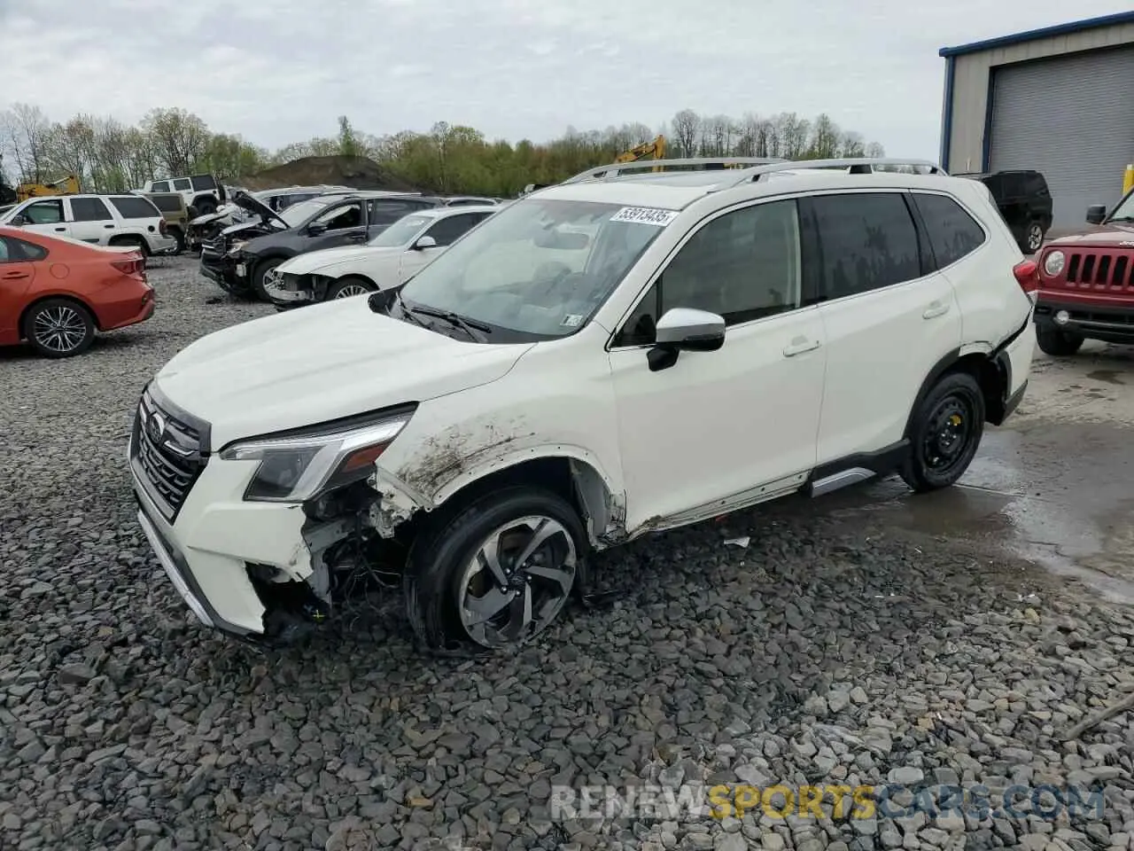 1 Photograph of a damaged car JF2SKARC7PH501860 SUBARU FORESTER 2023