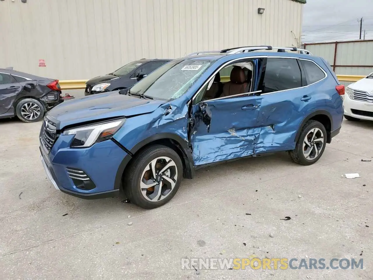 1 Photograph of a damaged car JF2SKARC8PH454113 SUBARU FORESTER 2023