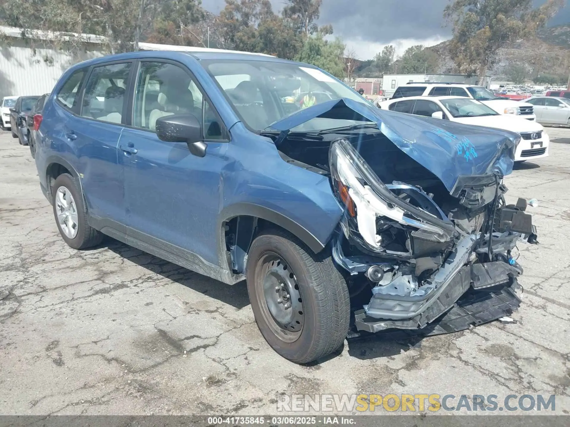 1 Photograph of a damaged car JF2SKAAC3RH493948 SUBARU FORESTER 2024