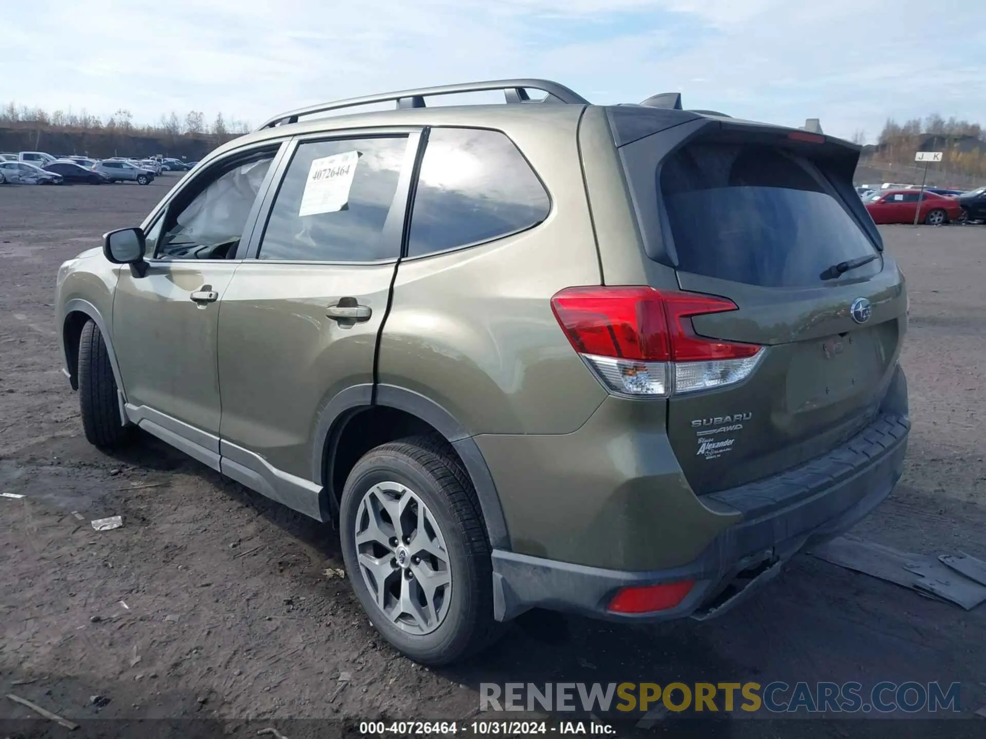 3 Photograph of a damaged car JF2SKADC4RH501101 SUBARU FORESTER 2024