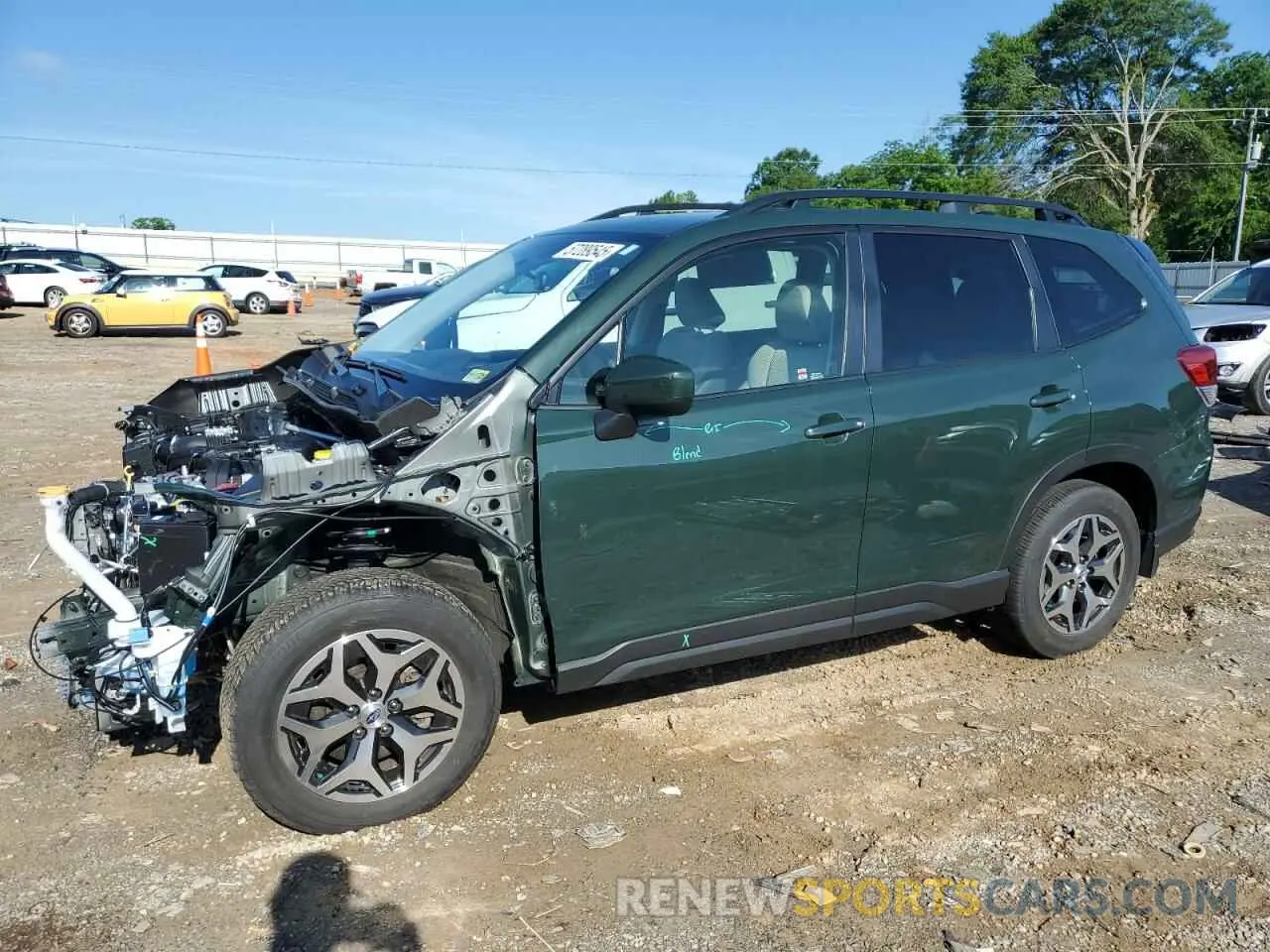 1 Photograph of a damaged car JF2SKADC6RH414798 SUBARU FORESTER 2024
