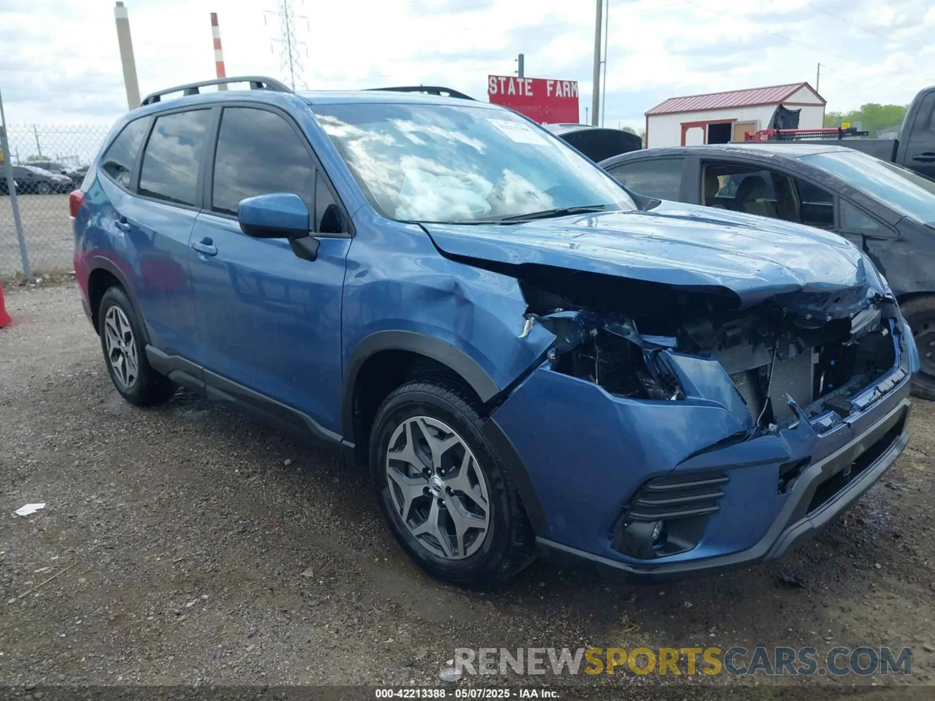 1 Photograph of a damaged car JF2SKADC6RH452516 SUBARU FORESTER 2024