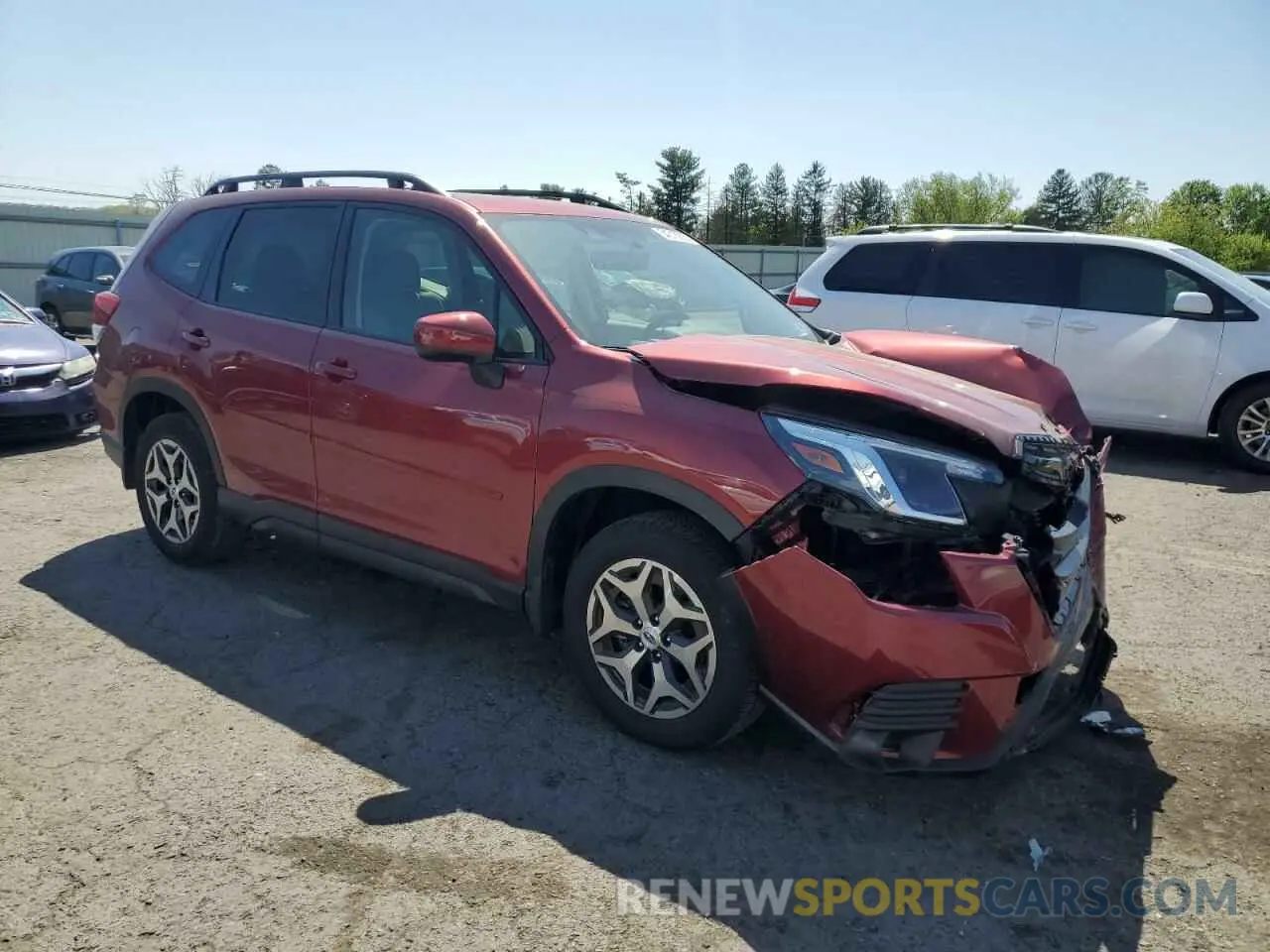 4 Photograph of a damaged car JF2SKADC7RH404099 SUBARU FORESTER 2024