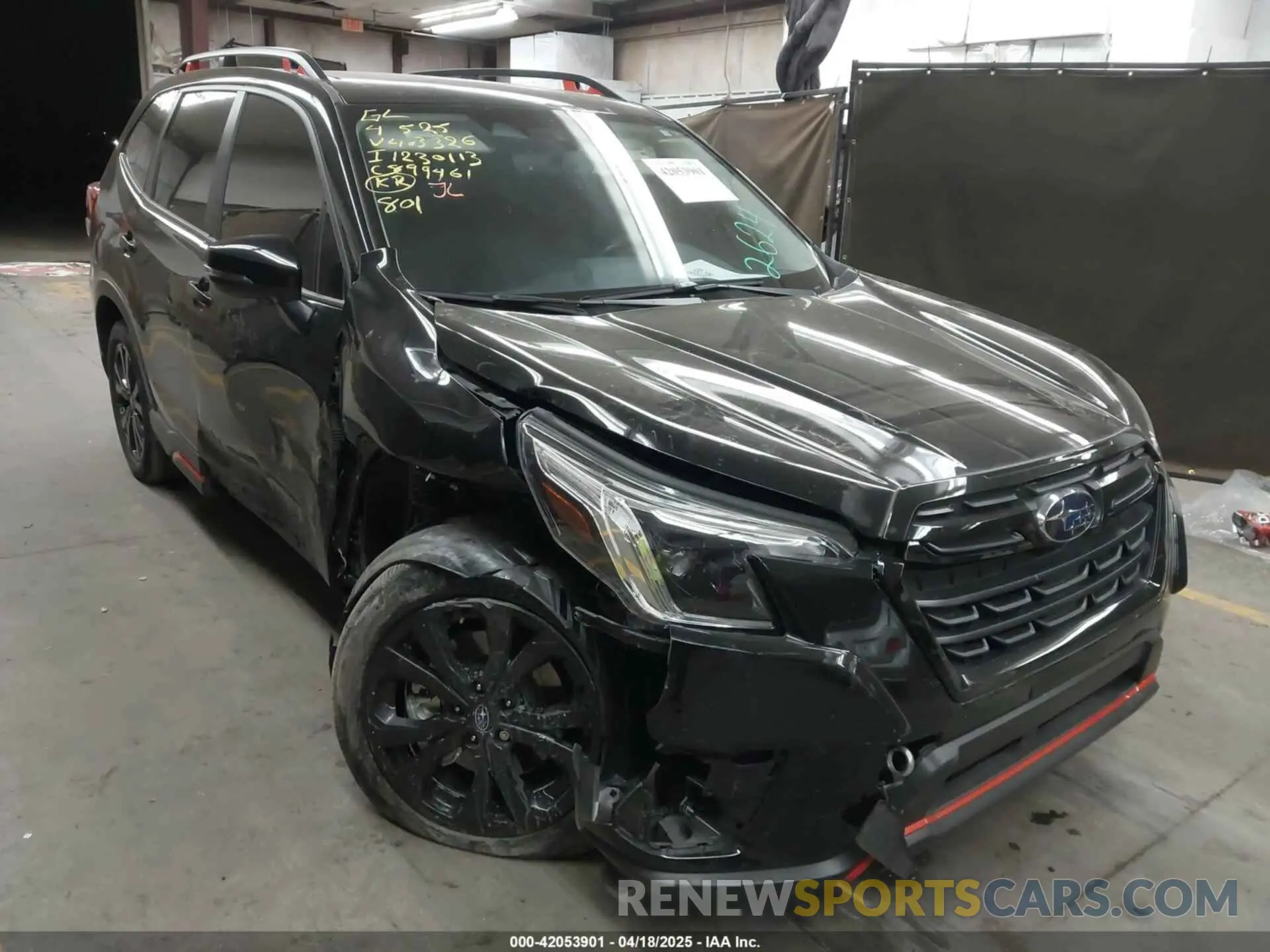 1 Photograph of a damaged car JF2SKAECORH403326 SUBARU FORESTER 2024