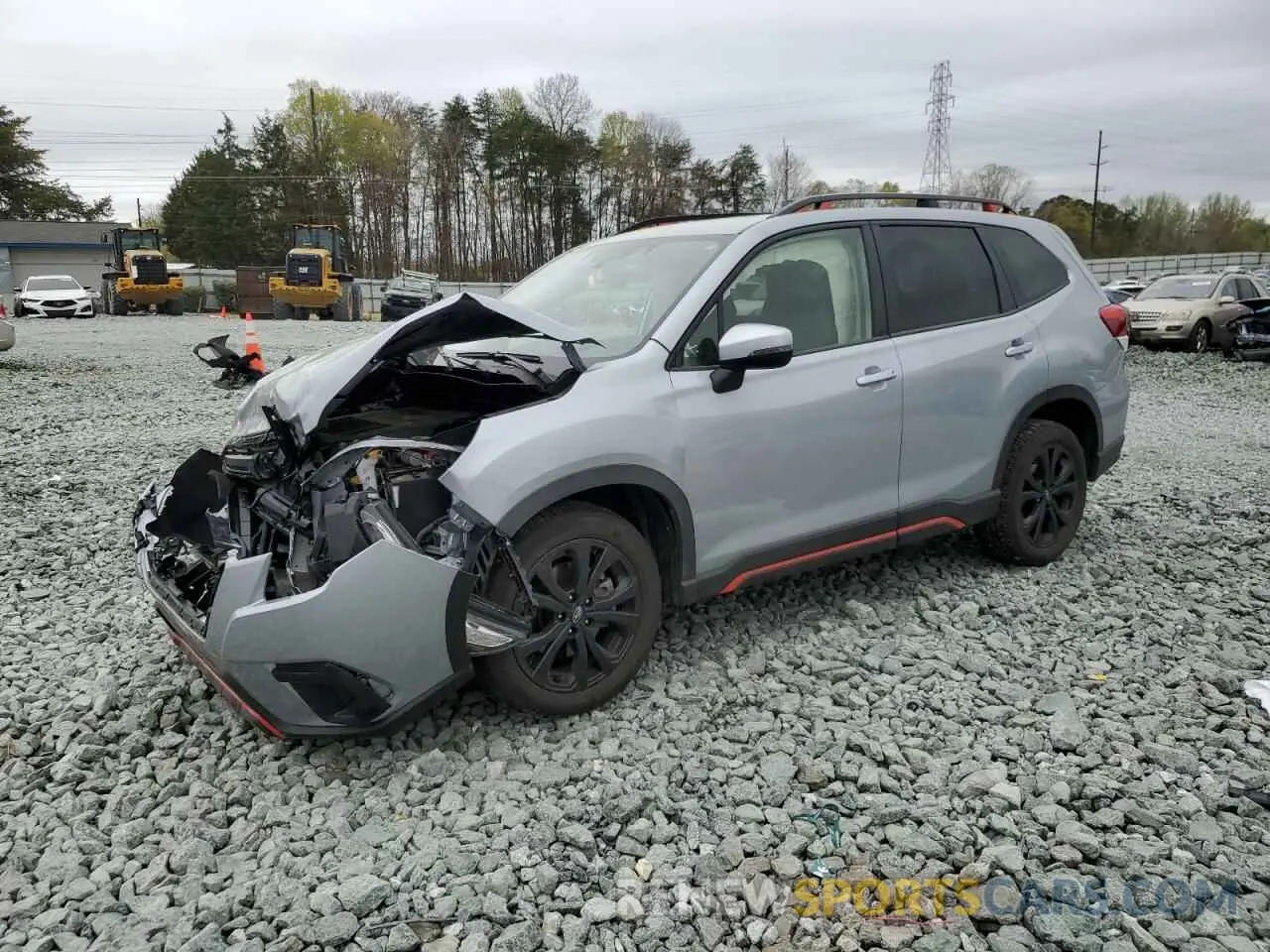 1 Photograph of a damaged car JF2SKAGC0RH480050 SUBARU FORESTER 2024