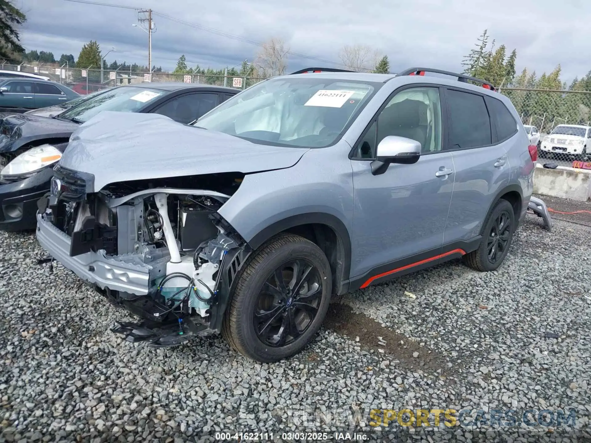 2 Photograph of a damaged car JF2SKAGC1RH415837 SUBARU FORESTER 2024