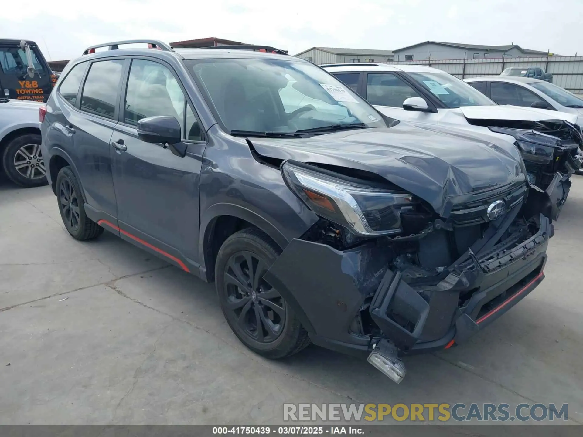 1 Photograph of a damaged car JF2SKAGC2RH493091 SUBARU FORESTER 2024