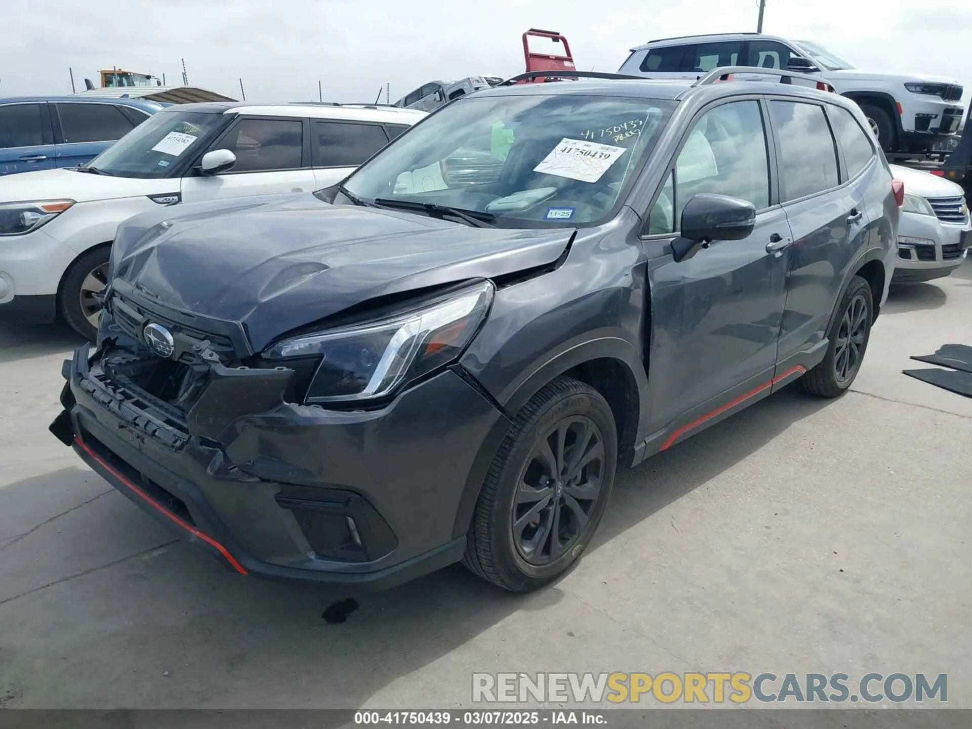 2 Photograph of a damaged car JF2SKAGC2RH493091 SUBARU FORESTER 2024