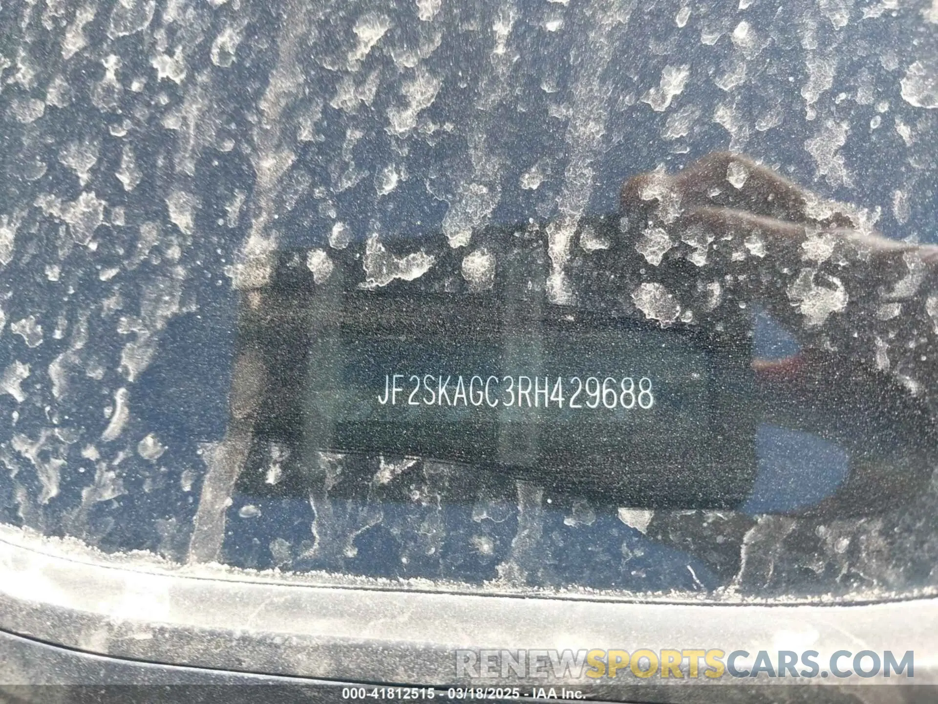 9 Photograph of a damaged car JF2SKAGC3RH429688 SUBARU FORESTER 2024
