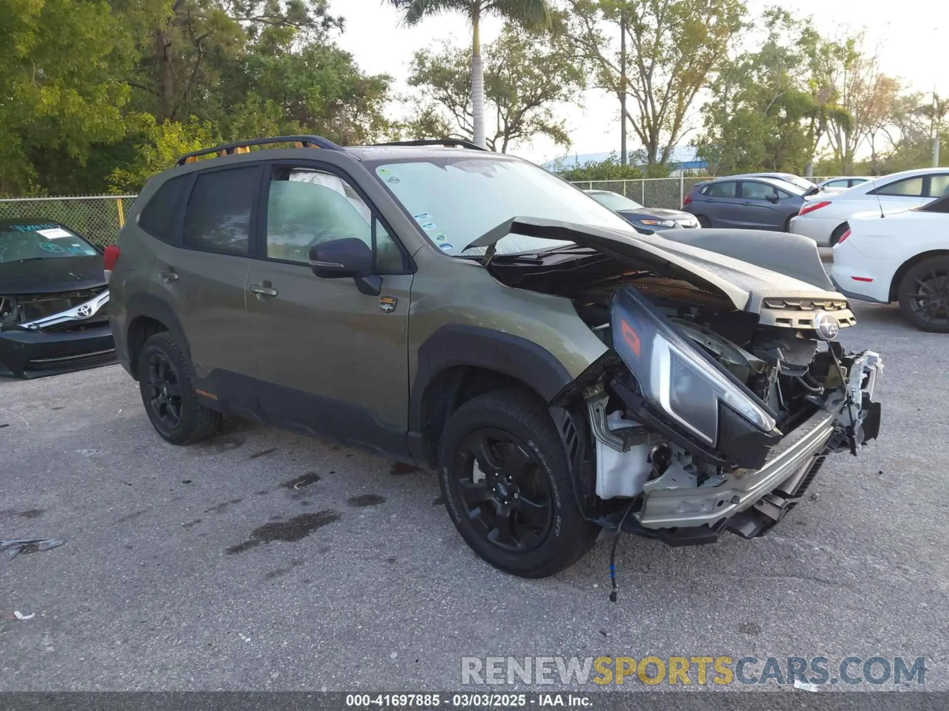1 Photograph of a damaged car JF2SKAJC8RH525194 SUBARU FORESTER 2024