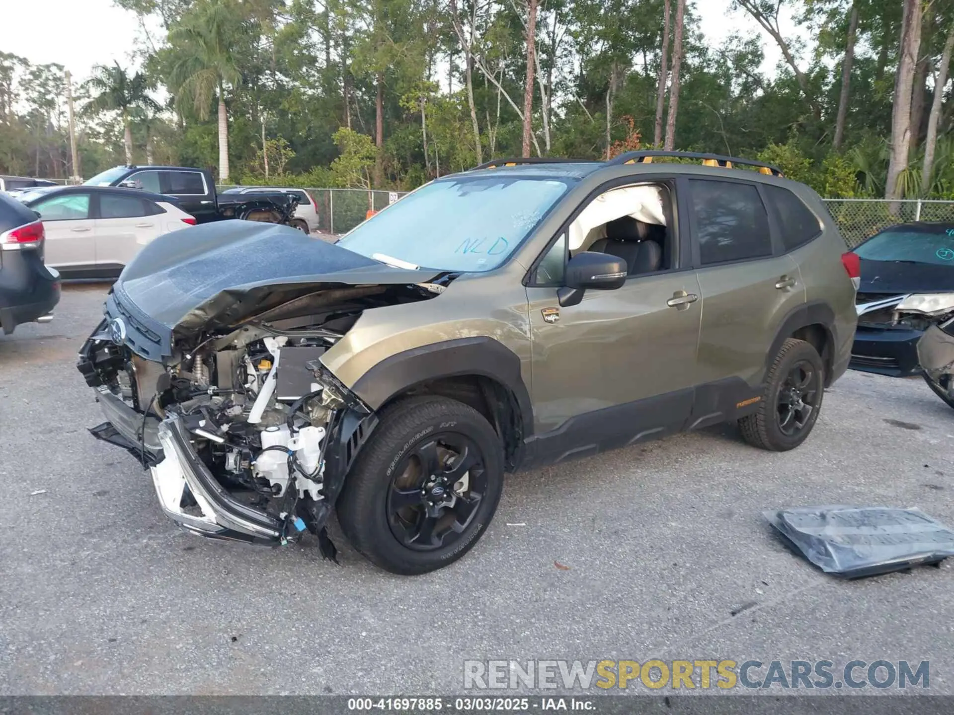2 Photograph of a damaged car JF2SKAJC8RH525194 SUBARU FORESTER 2024