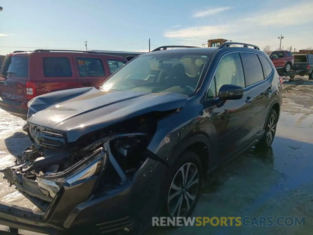 1 Photograph of a damaged car JF2SKALC3RH434475 SUBARU FORESTER 2024
