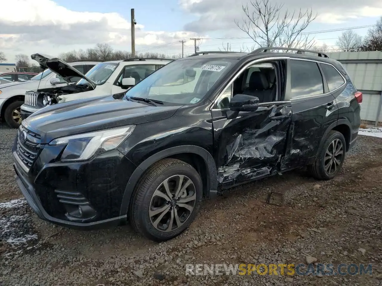 1 Photograph of a damaged car JF2SKALC6RH419534 SUBARU FORESTER 2024