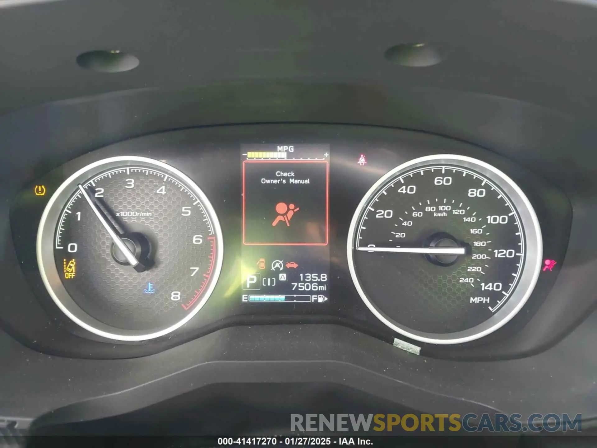 7 Photograph of a damaged car JF2SKALC7RH423320 SUBARU FORESTER 2024