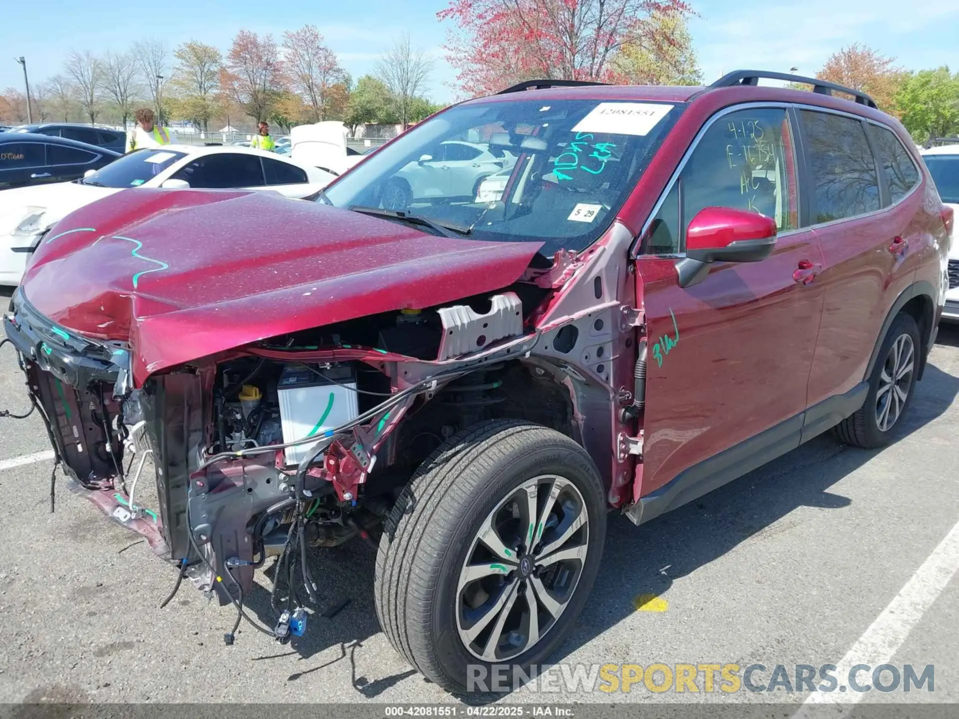 2 Photograph of a damaged car JF2SKALC9RH453452 SUBARU FORESTER 2024