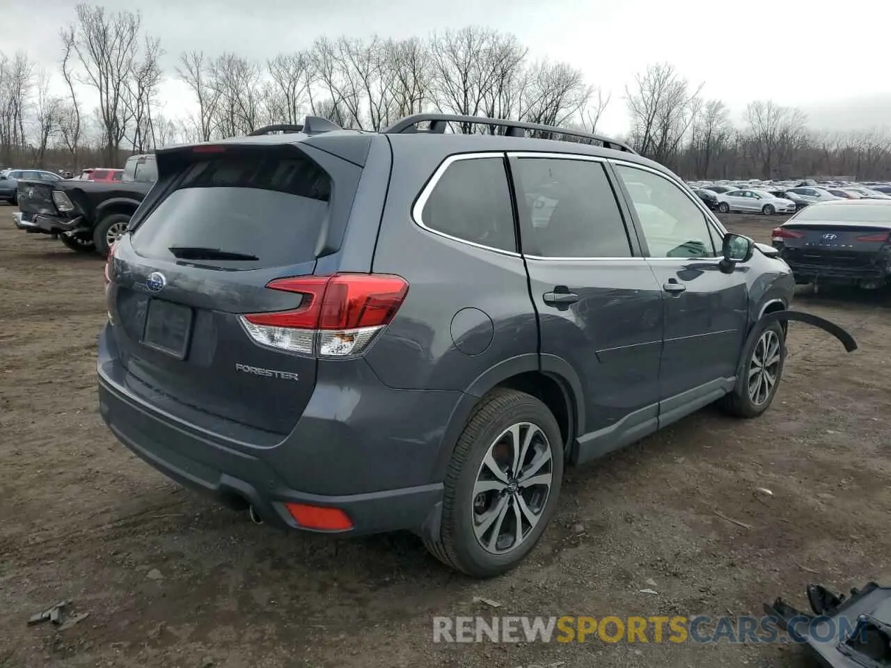 3 Photograph of a damaged car JF2SKALC9RH484538 SUBARU FORESTER 2024
