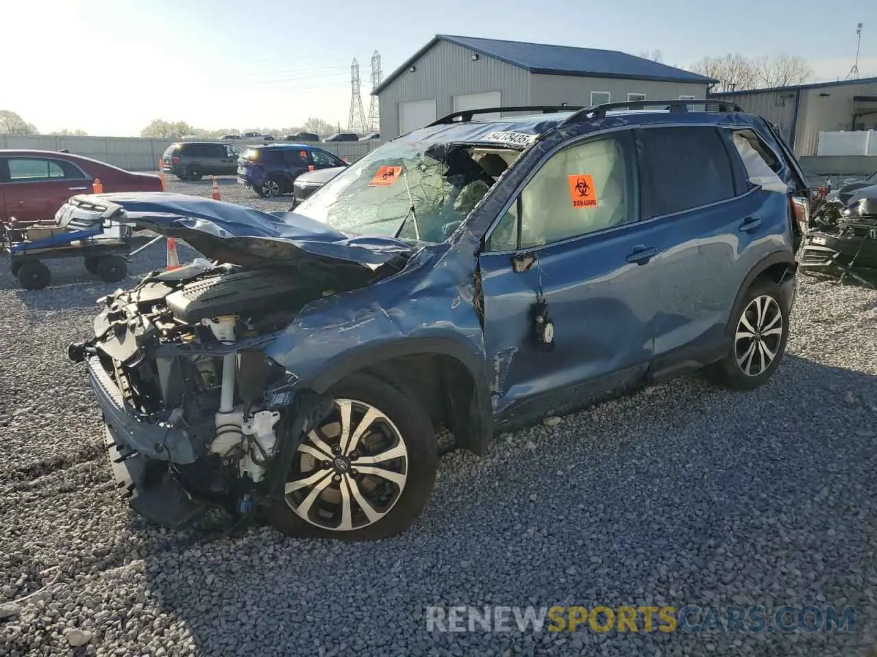 1 Photograph of a damaged car JF2SKALCXRH427653 SUBARU FORESTER 2024