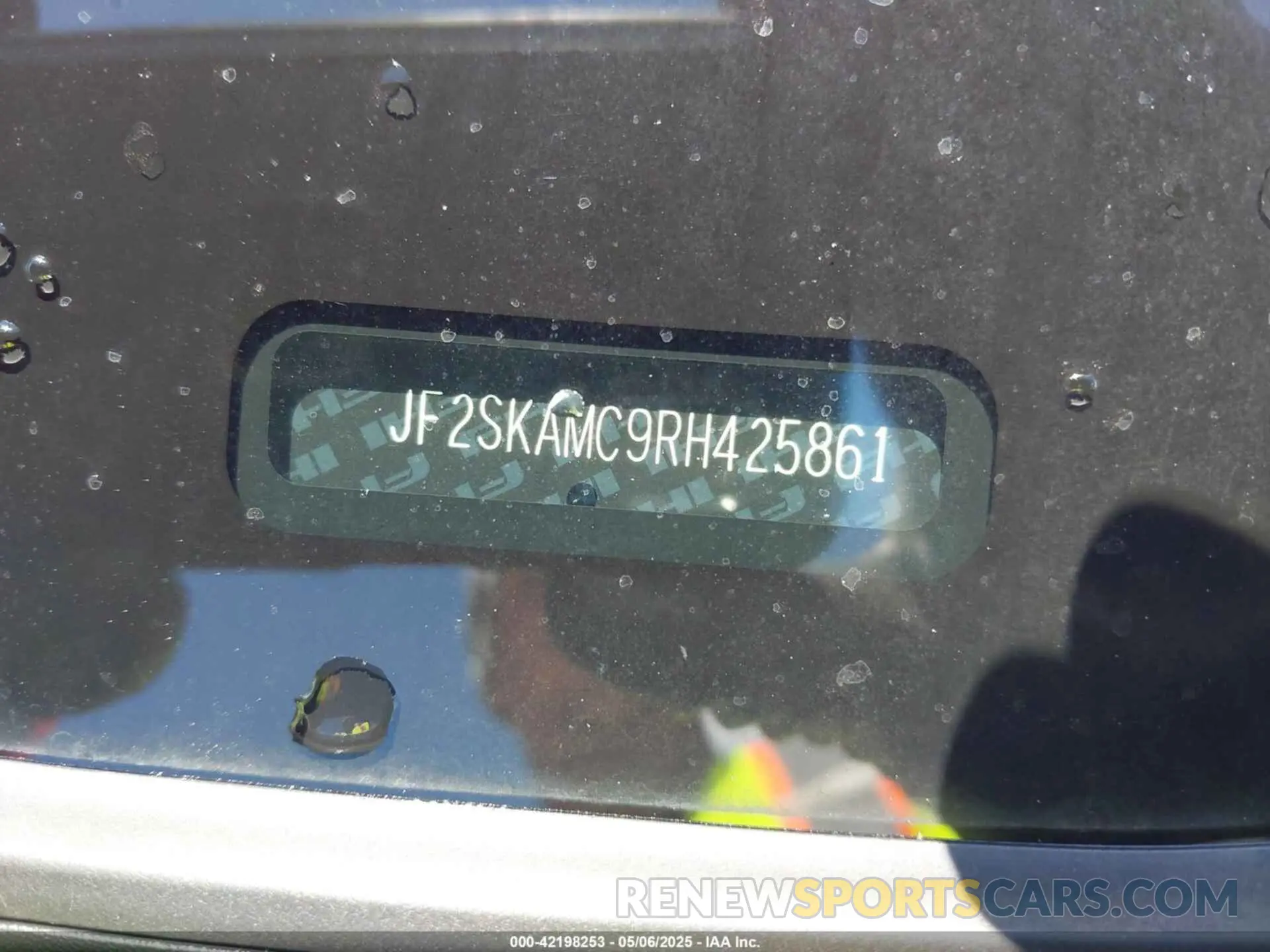 9 Photograph of a damaged car JF2SKAMC9RH425861 SUBARU FORESTER 2024