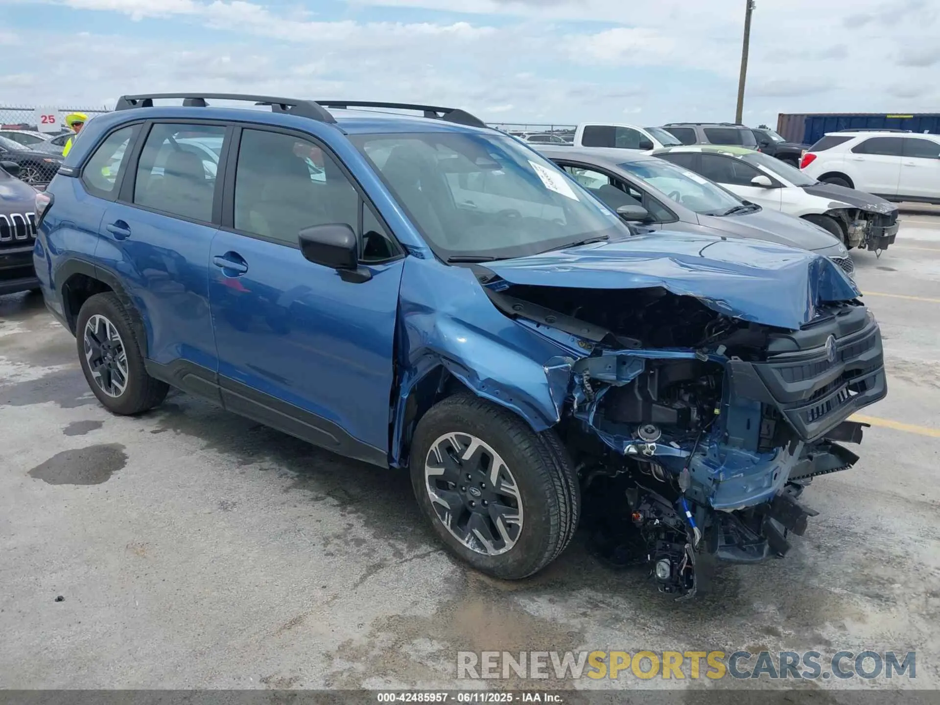 1 Photograph of a damaged car JF2SLDAC0SH501685 SUBARU FORESTER 2025