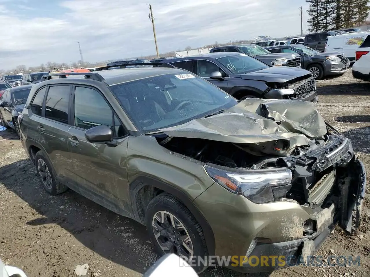 4 Photograph of a damaged car JF2SLDBC1SH501693 SUBARU FORESTER 2025